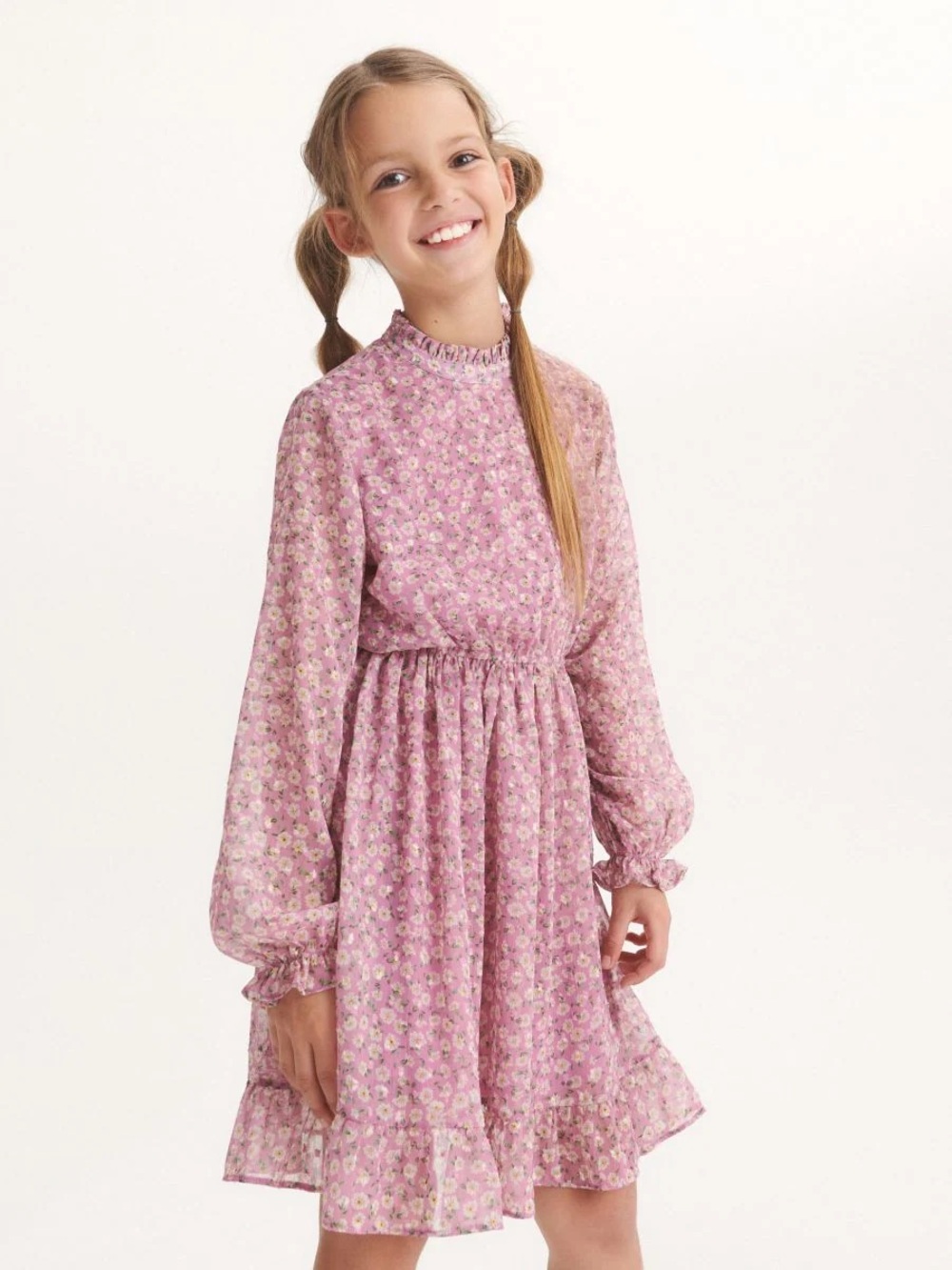 Reserve Floral Long-Sleeve Dress